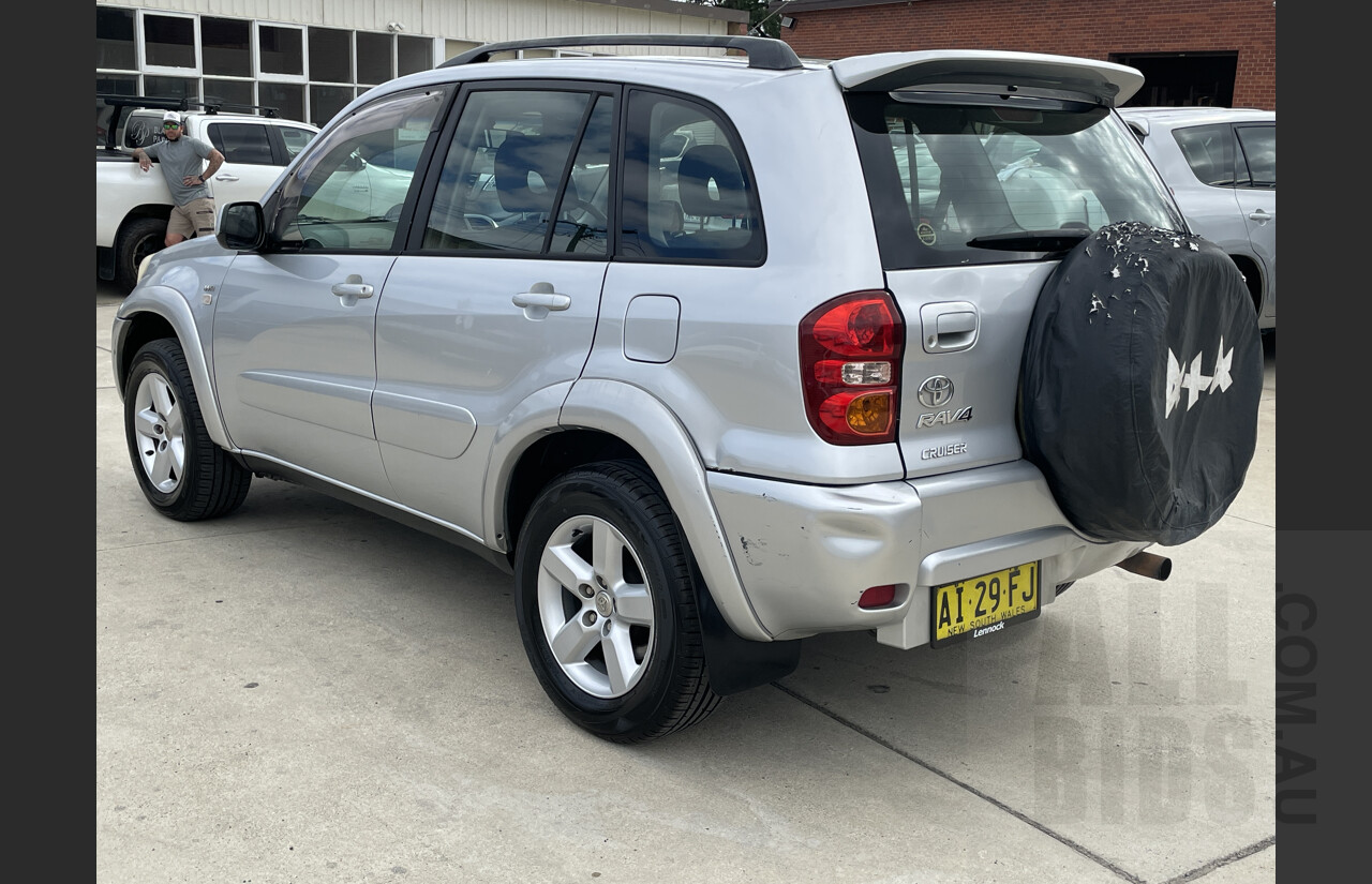 6/2005 Toyota Rav4 Cruiser (4x4) ACA23R 4d Wagon Silver  2.4L