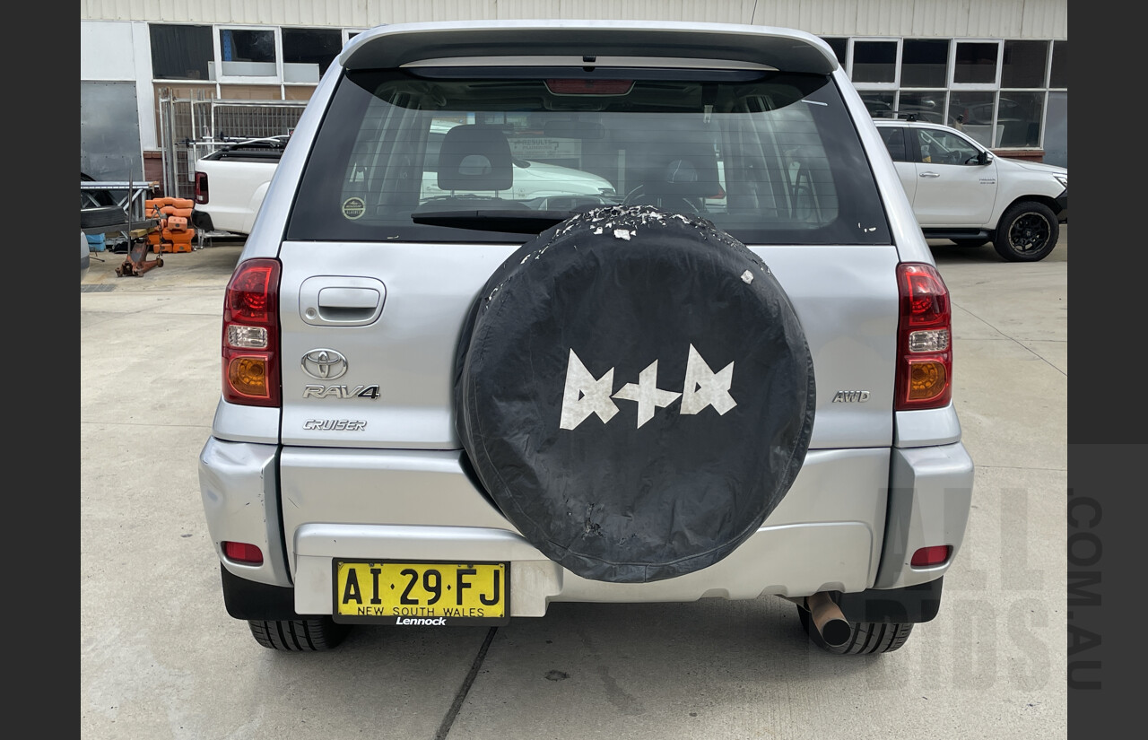 6/2005 Toyota Rav4 Cruiser (4x4) ACA23R 4d Wagon Silver  2.4L