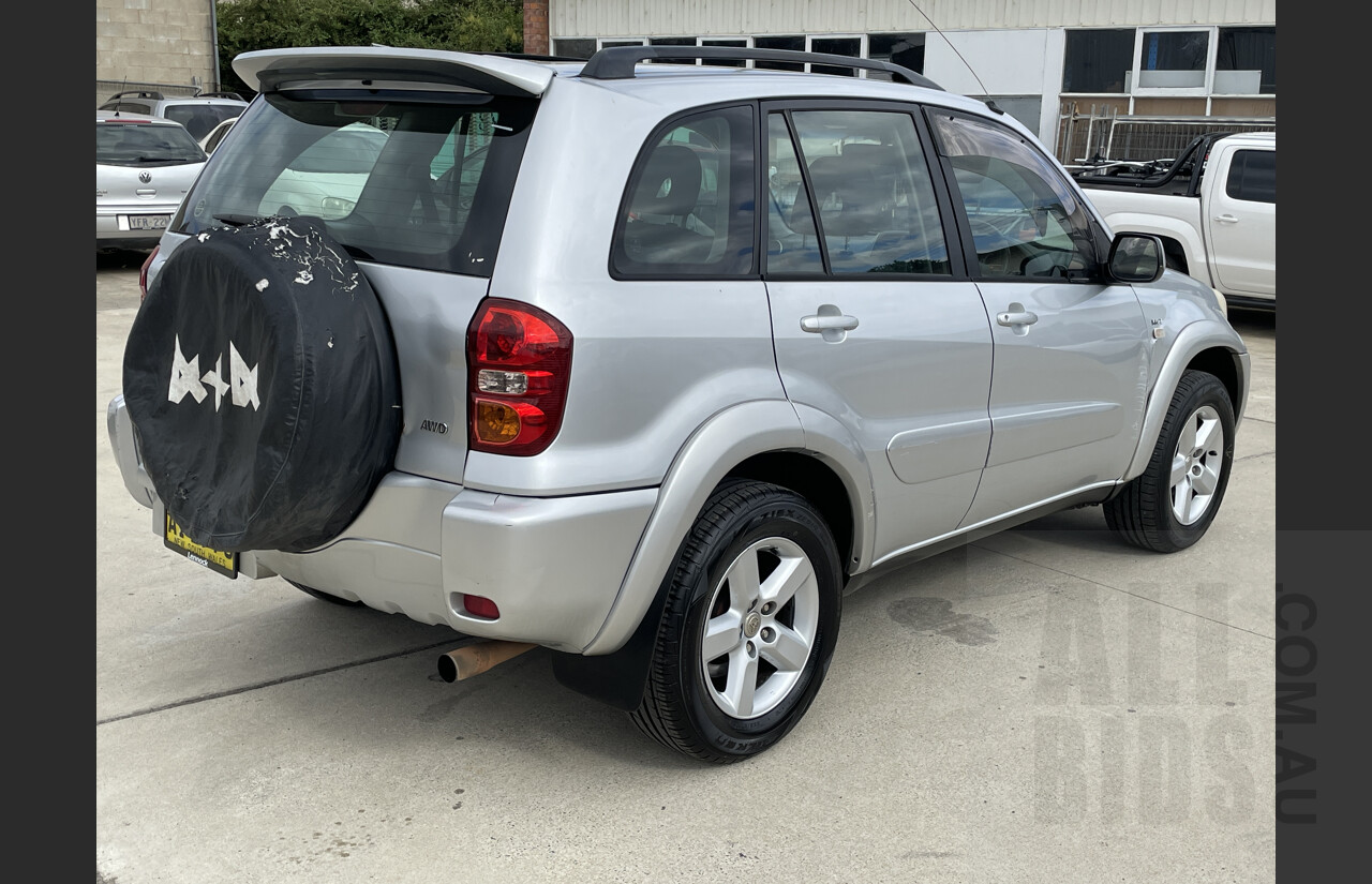 6/2005 Toyota Rav4 Cruiser (4x4) ACA23R 4d Wagon Silver  2.4L