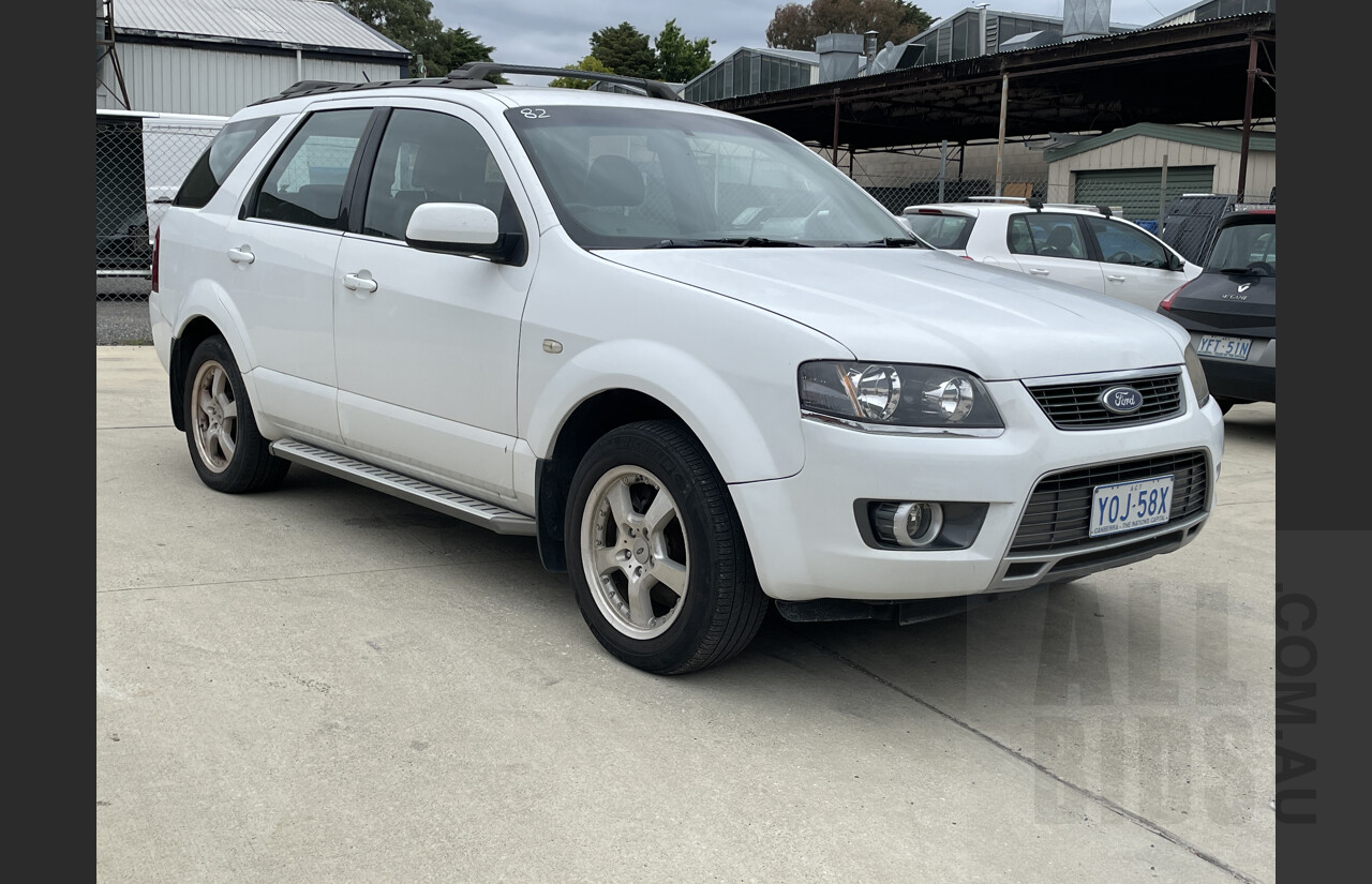 10/2010 Ford Territory TS Limited Edition (4x4) SY MKII 4d Wagon White 4.0L