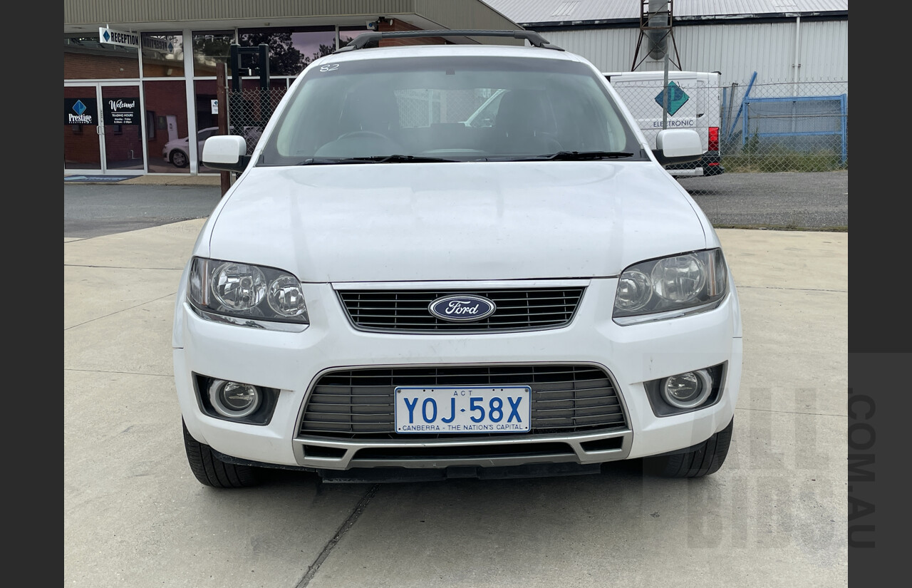 10/2010 Ford Territory TS Limited Edition (4x4) SY MKII 4d Wagon White 4.0L