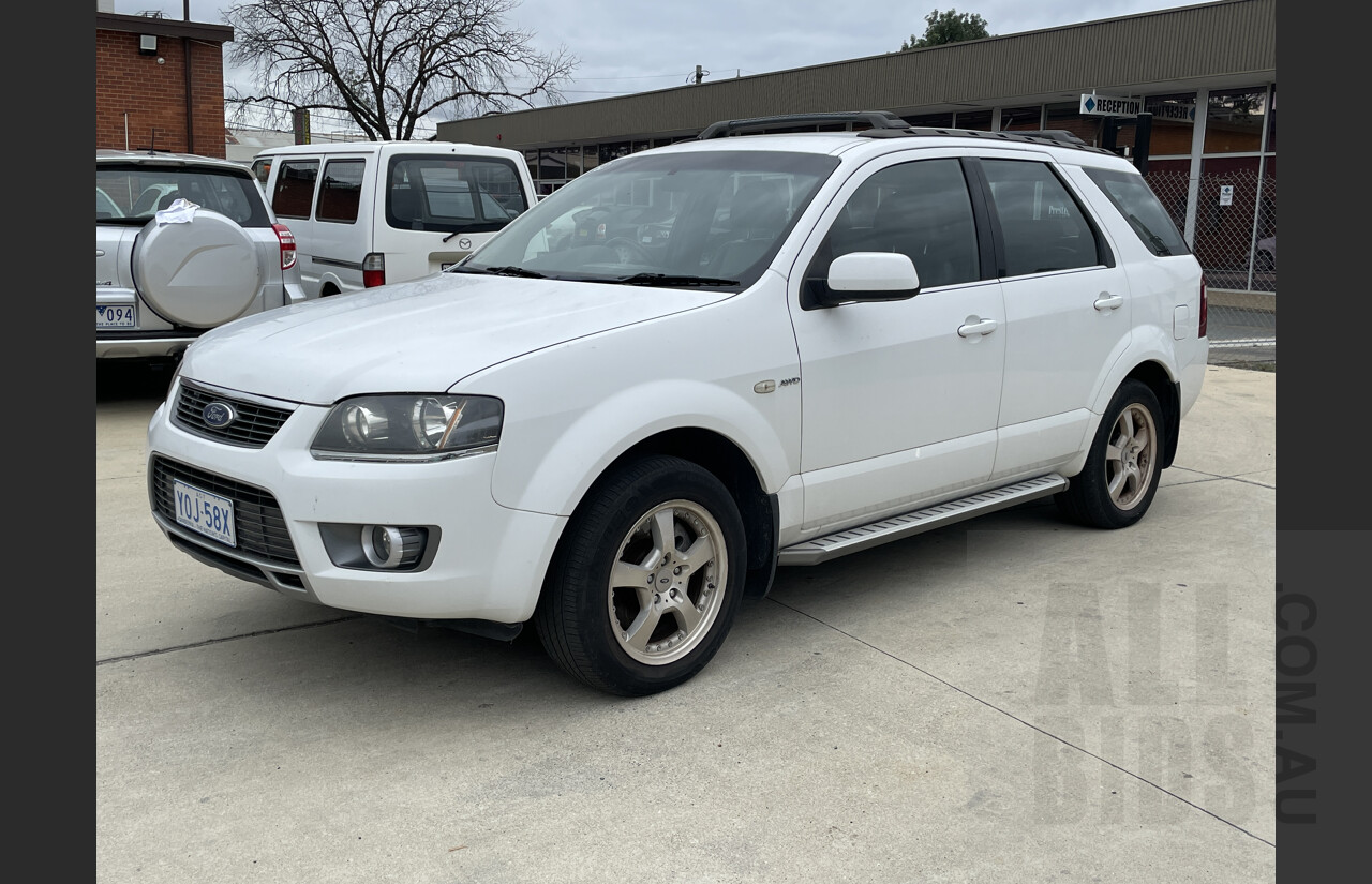 10/2010 Ford Territory TS Limited Edition (4x4) SY MKII 4d Wagon White 4.0L