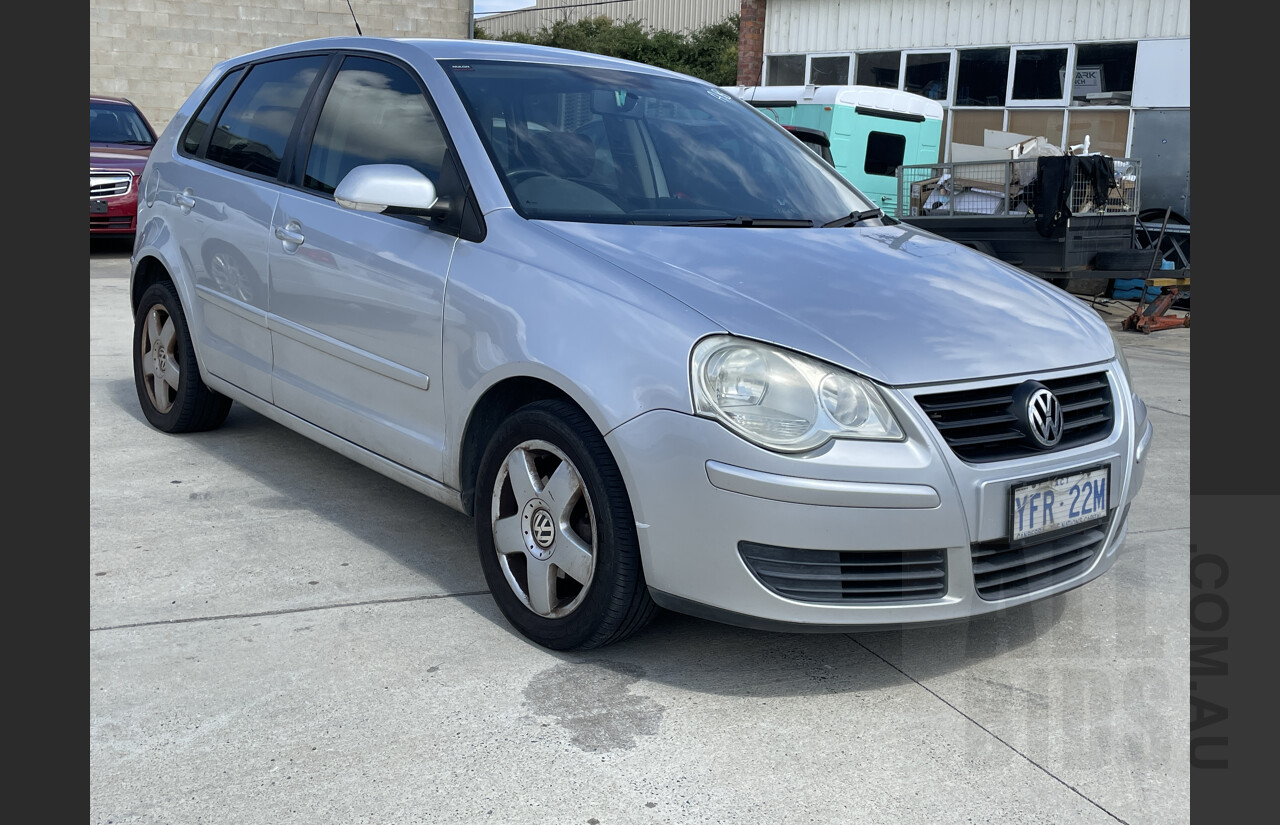 10/2008 Volkswagen Polo Pacific TDI 9N MY08 UPGRADE 5d Hatchback Silver 1.9L