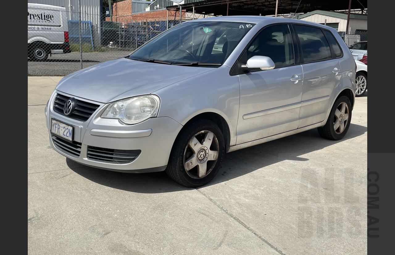 10/2008 Volkswagen Polo Pacific TDI 9N MY08 UPGRADE 5d Hatchback Silver 1.9L