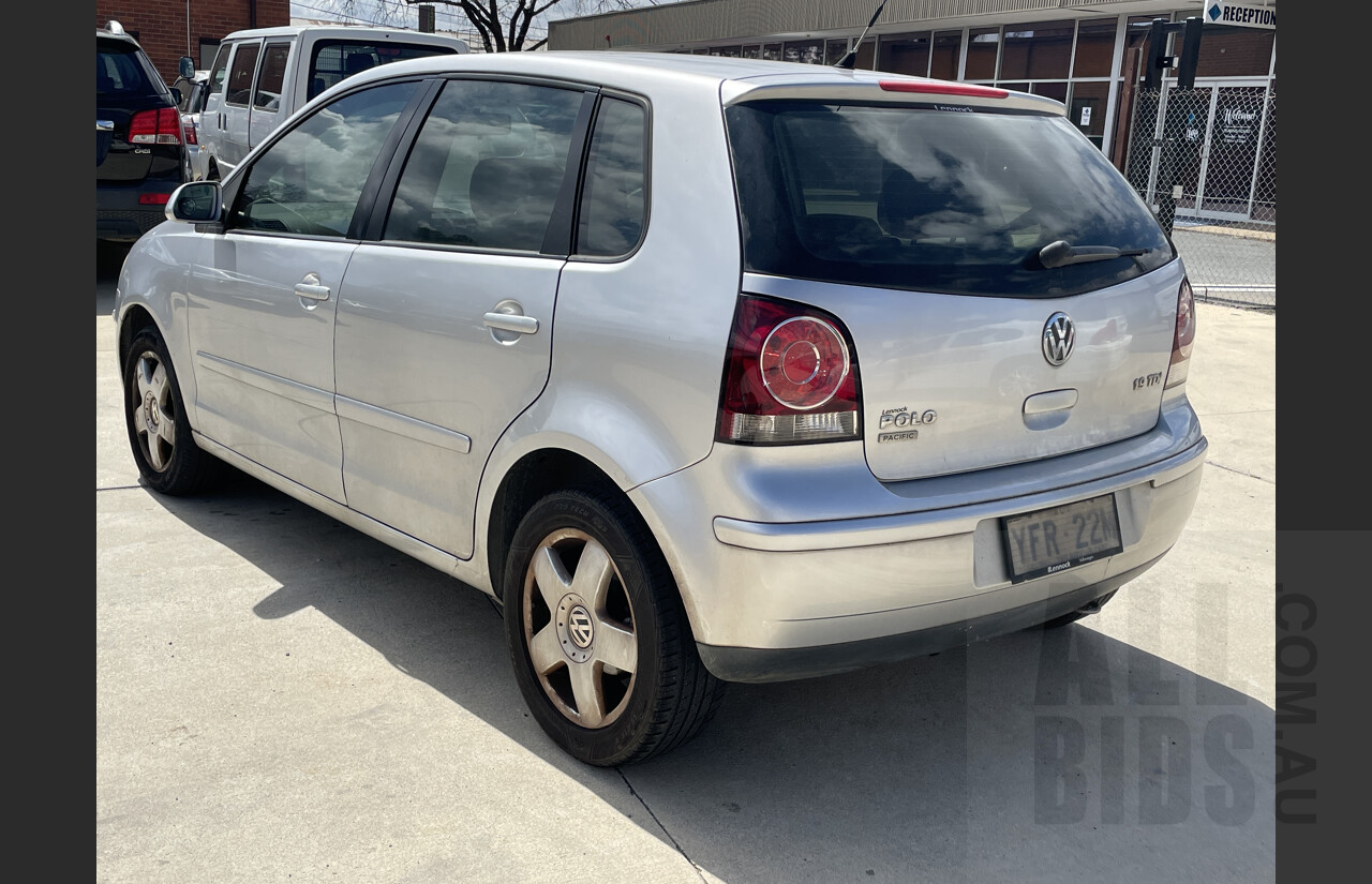 10/2008 Volkswagen Polo Pacific TDI 9N MY08 UPGRADE 5d Hatchback Silver 1.9L