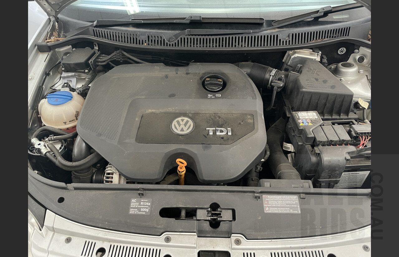 10/2008 Volkswagen Polo Pacific TDI 9N MY08 UPGRADE 5d Hatchback Silver 1.9L