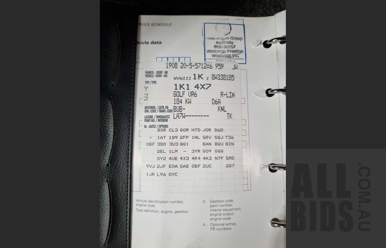 7/2009 Volkswagen Golf R32 MK5 1K MY09 5d Hatchback Metallic Silver 3.2L AWD VR6