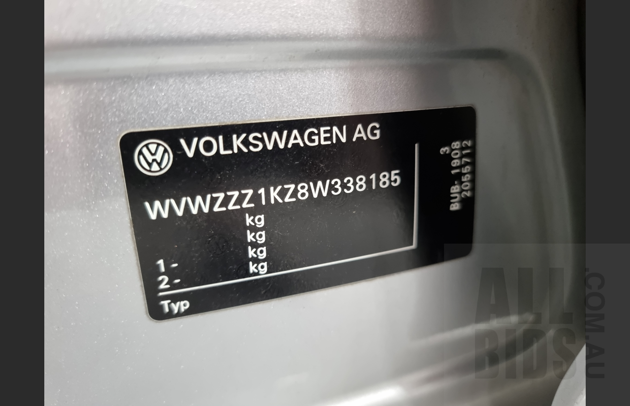 7/2009 Volkswagen Golf R32 MK5 1K MY09 5d Hatchback Metallic Silver 3.2L AWD VR6