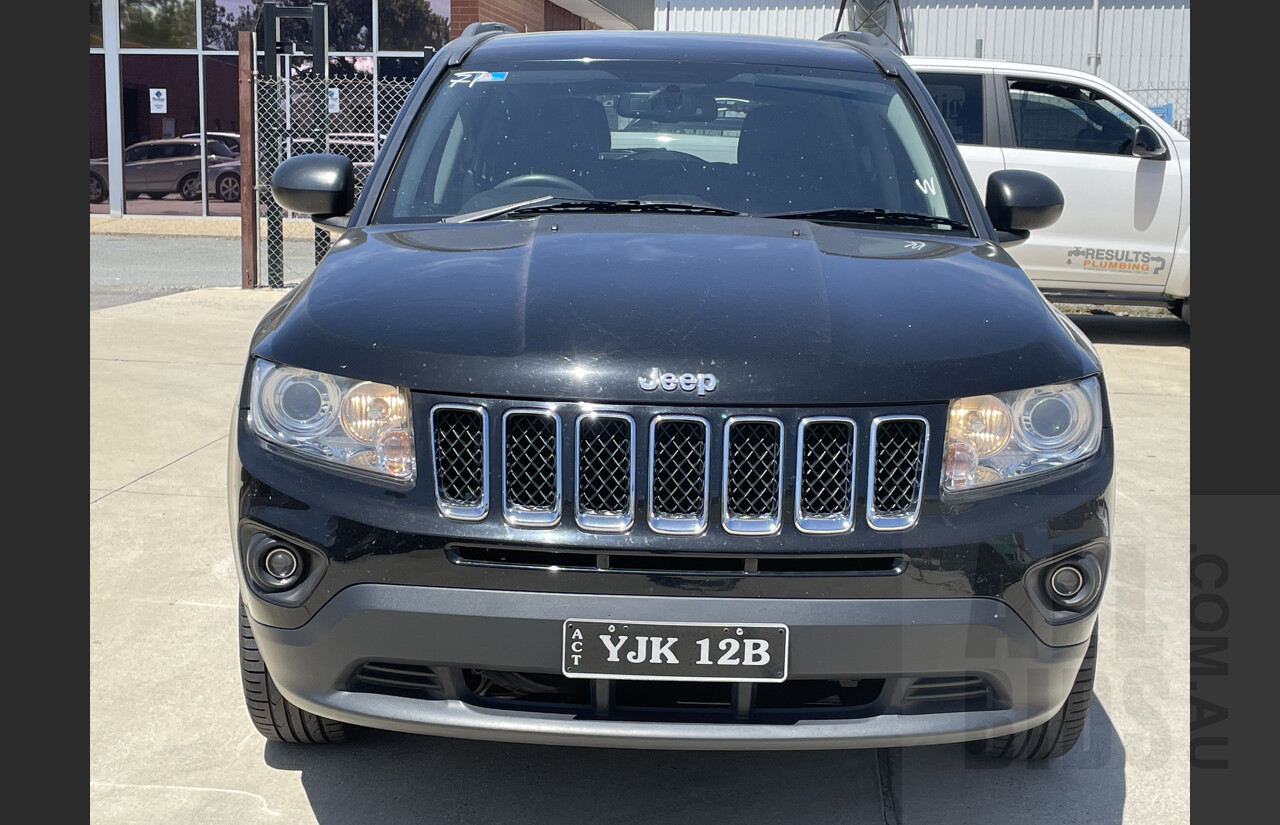 4/2013 Jeep Compass Limited (4x4) MK MY12 4d Wagon Black 2.4L