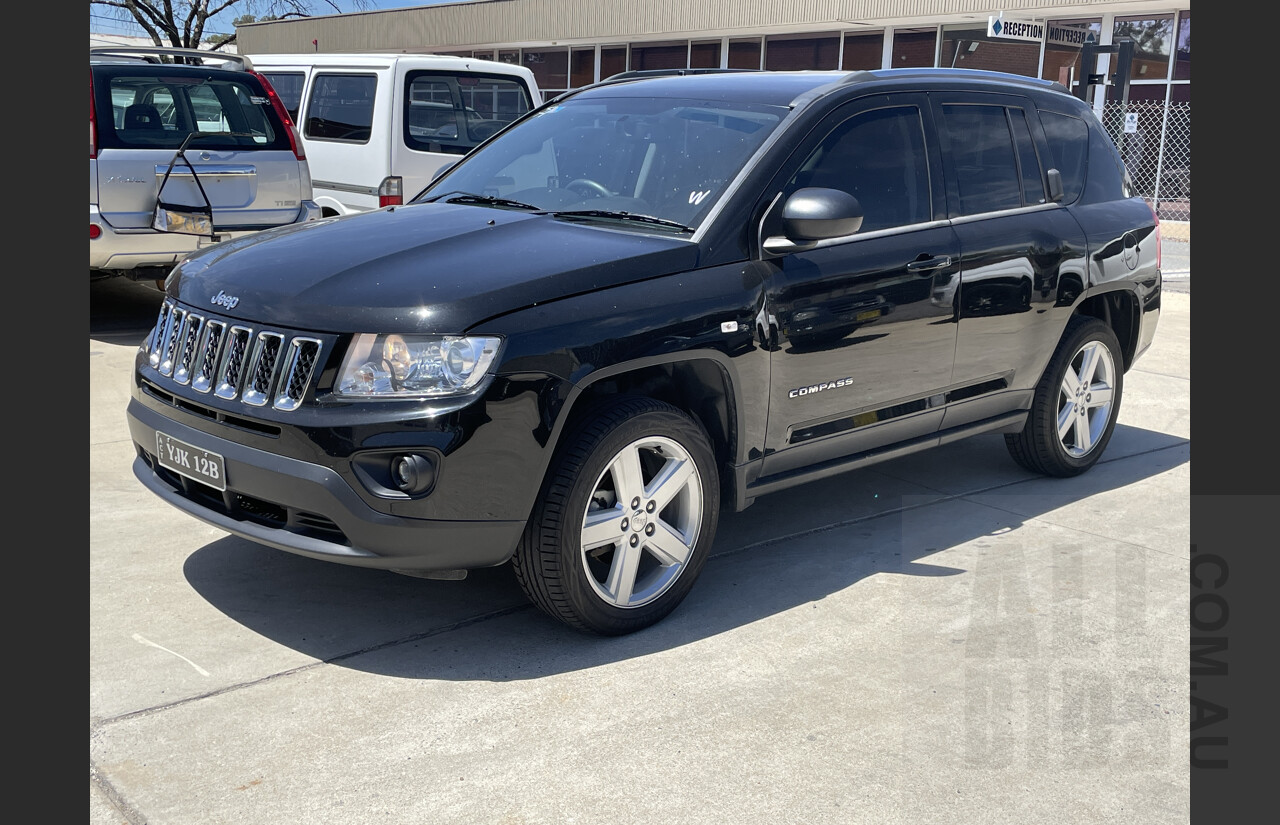 4/2013 Jeep Compass Limited (4x4) MK MY12 4d Wagon Black 2.4L