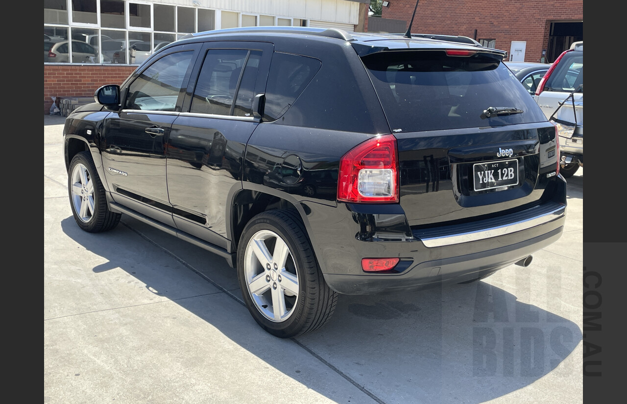 4/2013 Jeep Compass Limited (4x4) MK MY12 4d Wagon Black 2.4L
