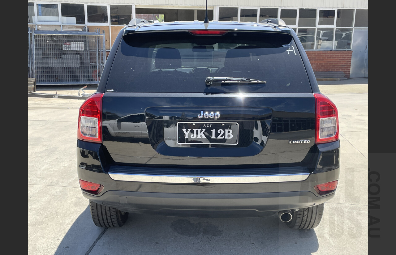 4/2013 Jeep Compass Limited (4x4) MK MY12 4d Wagon Black 2.4L