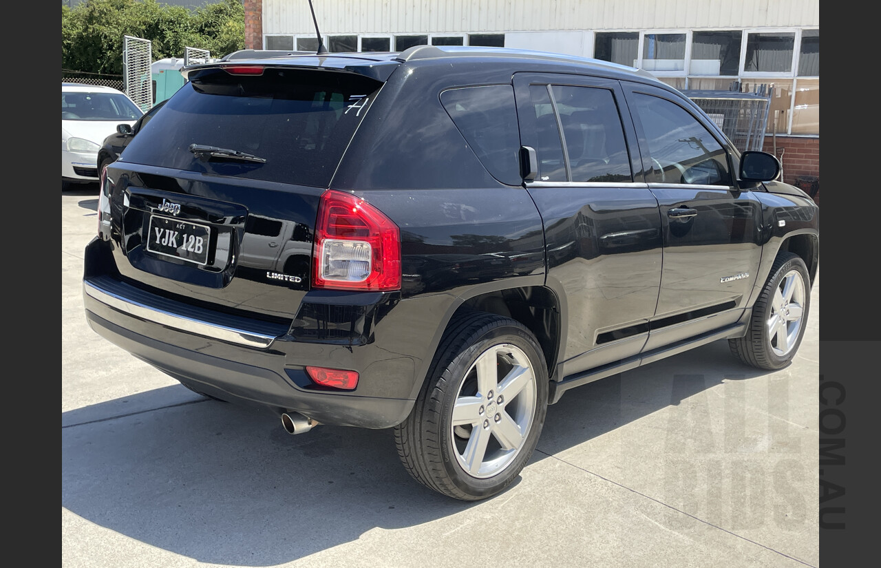 4/2013 Jeep Compass Limited (4x4) MK MY12 4d Wagon Black 2.4L
