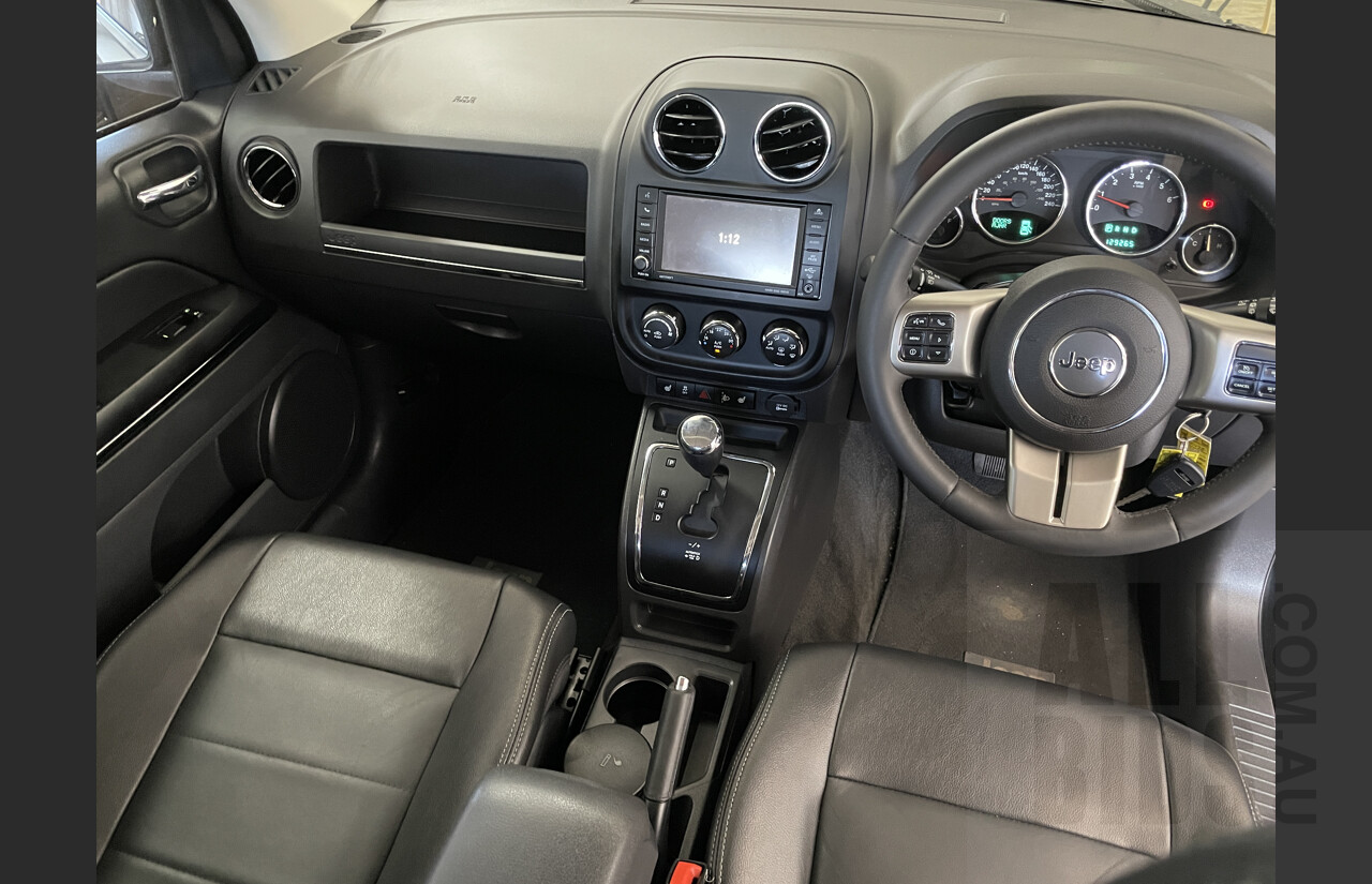 4/2013 Jeep Compass Limited (4x4) MK MY12 4d Wagon Black 2.4L