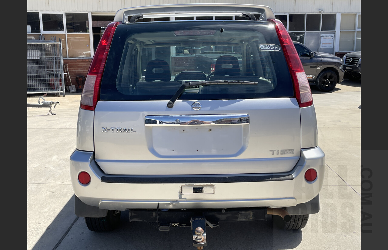5/2006 Nissan X-trail Ti (4x4) T30 4d Wagon Silver  2.5L