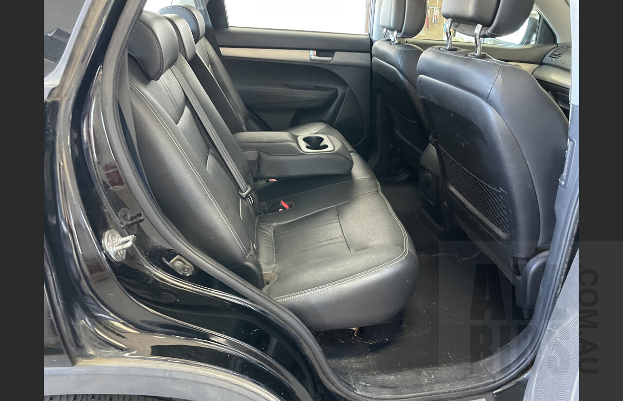 7/2011 Kia Sorento SLi (4x4) XM MY11 4d Wagon Black 2.2L
