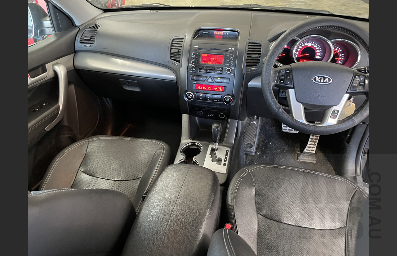 7/2011 Kia Sorento SLi (4x4) XM MY11 4d Wagon Black 2.2L
