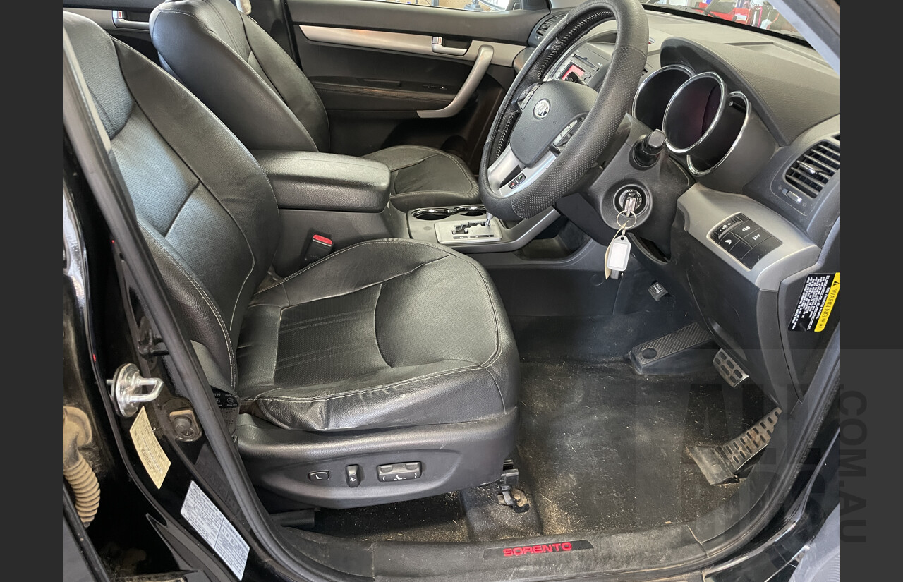 7/2011 Kia Sorento SLi (4x4) XM MY11 4d Wagon Black 2.2L