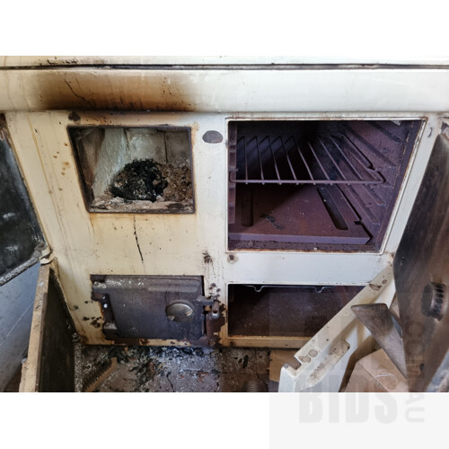 Rayburn Cream Enamel Wood Burning Stove