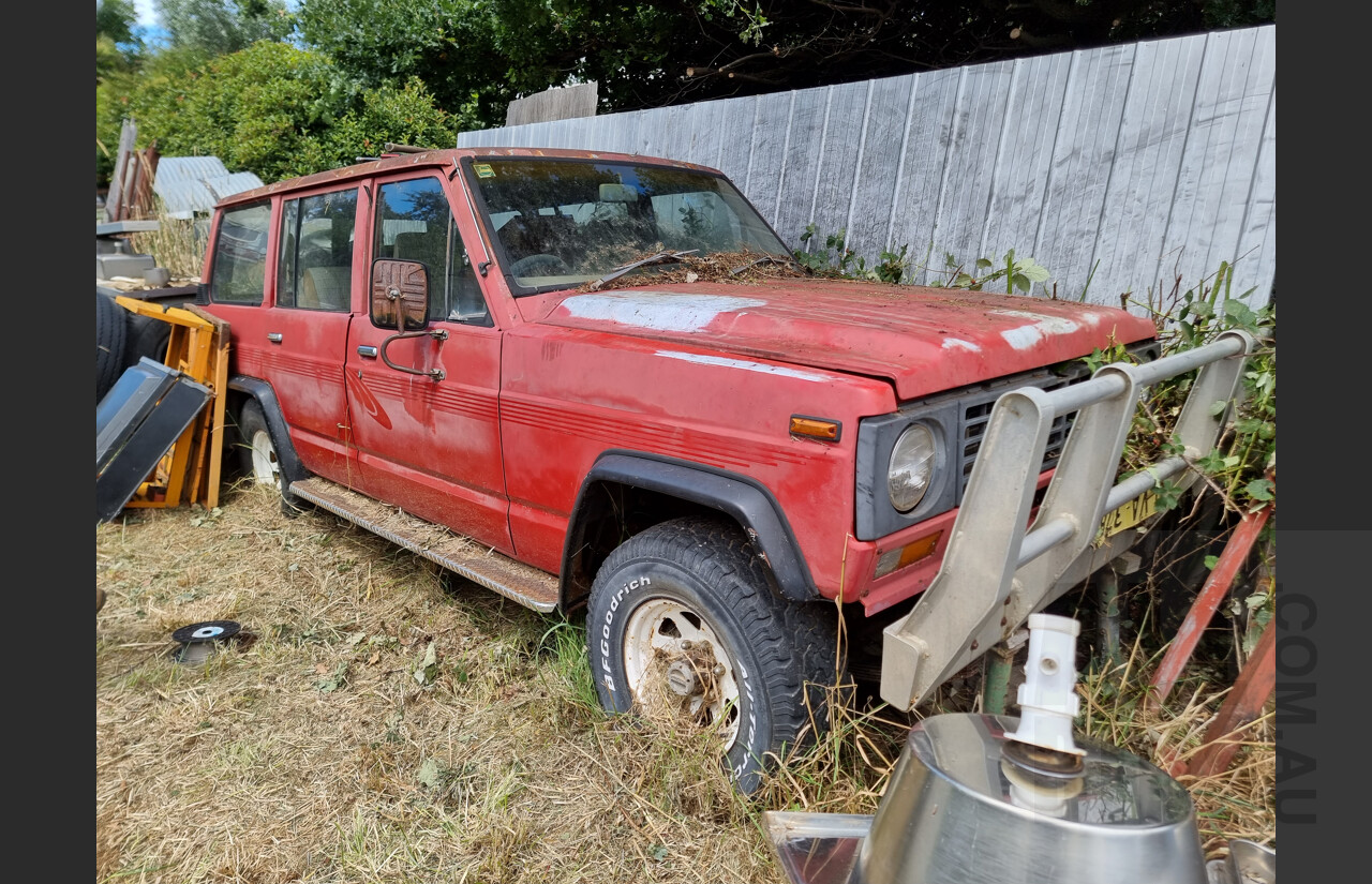 1/1981 Nissan Patrol 160 Deluxe (4x4) 4d Wagon Red 2.8L Turbo Diesel