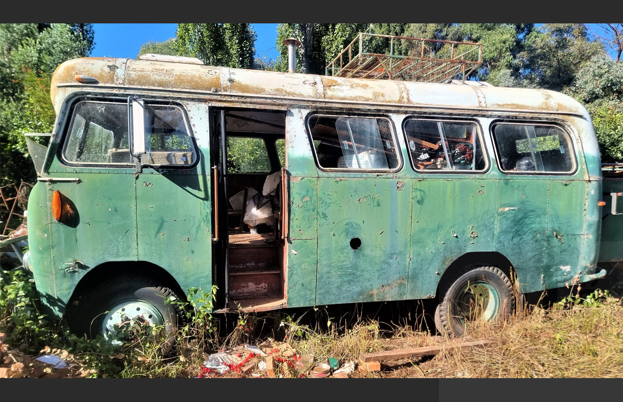 Circa 1950's BMC 345FG 4x4 Bus / Motorhome - Project Vehicle