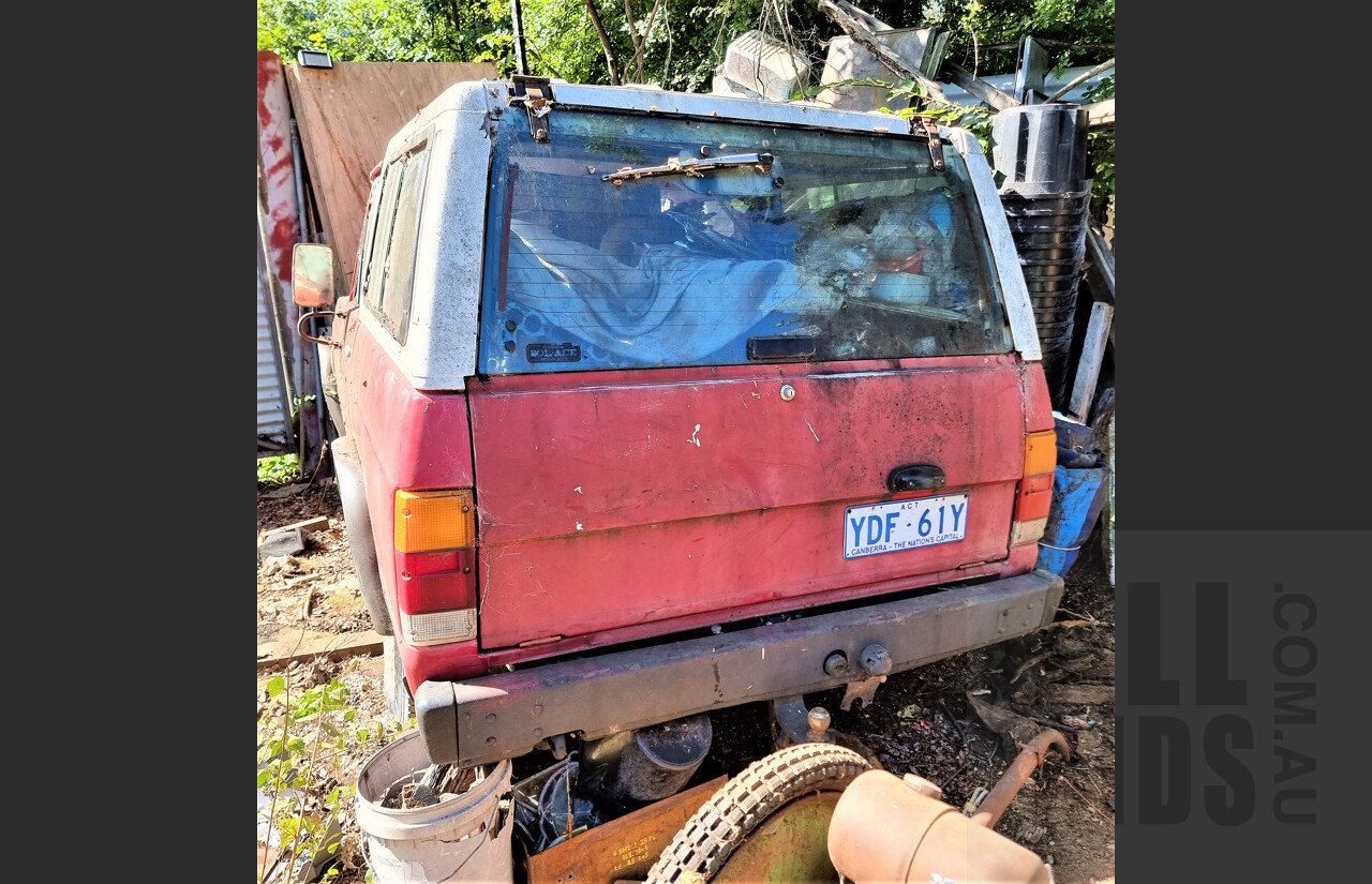 9/1984 Nissan Patrol (4x4) SWB 2d Hardtop Red 2.8L