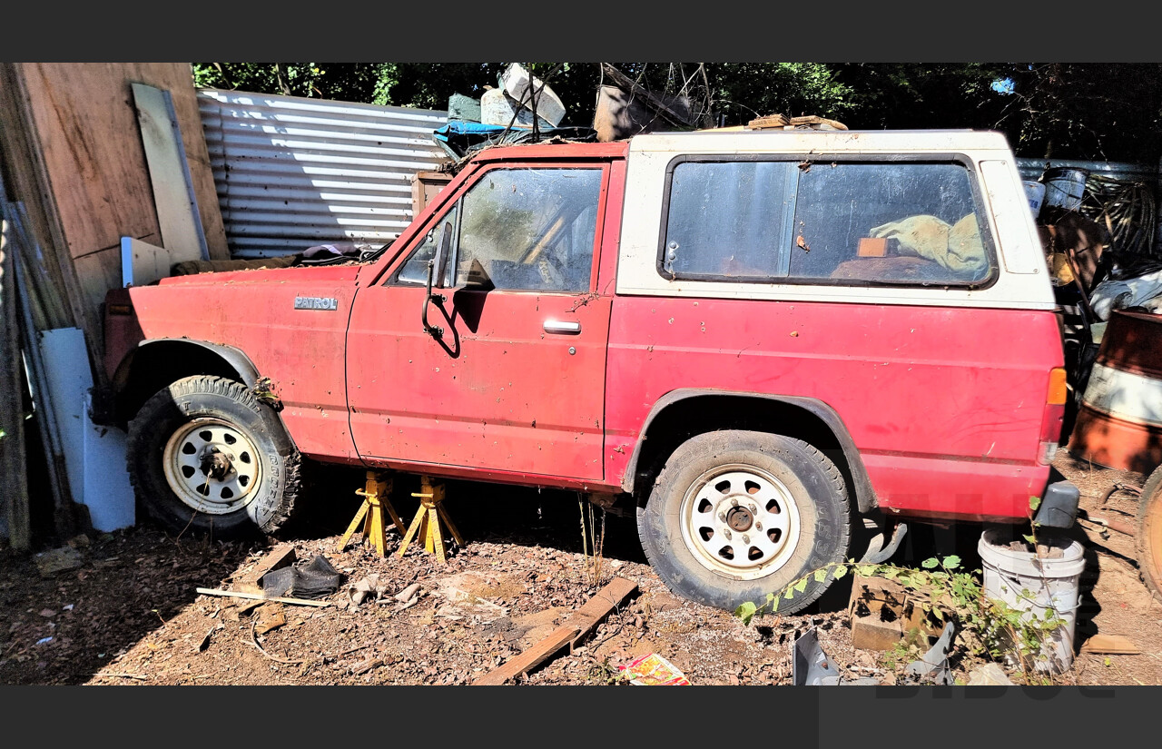 9/1984 Nissan Patrol (4x4) SWB 2d Hardtop Red 2.8L