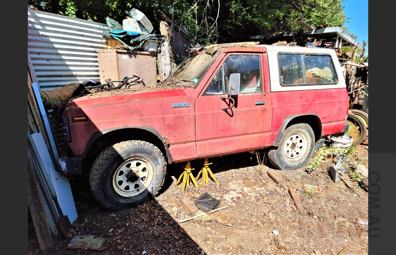 9/1984 Nissan Patrol (4x4) SWB 2d Hardtop Red 2.8L