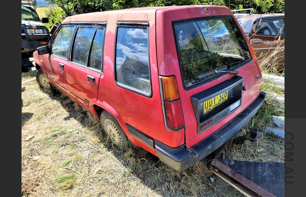 10/1986 Toyota Tercel SR5 (4x4) 4d Wagon Red 1.5L