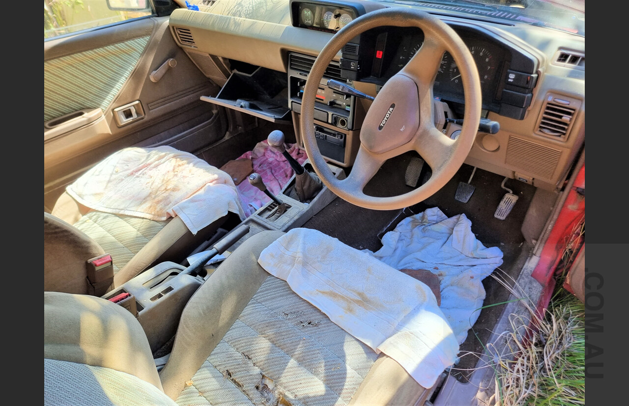 10/1986 Toyota Tercel SR5 (4x4) 4d Wagon Red 1.5L