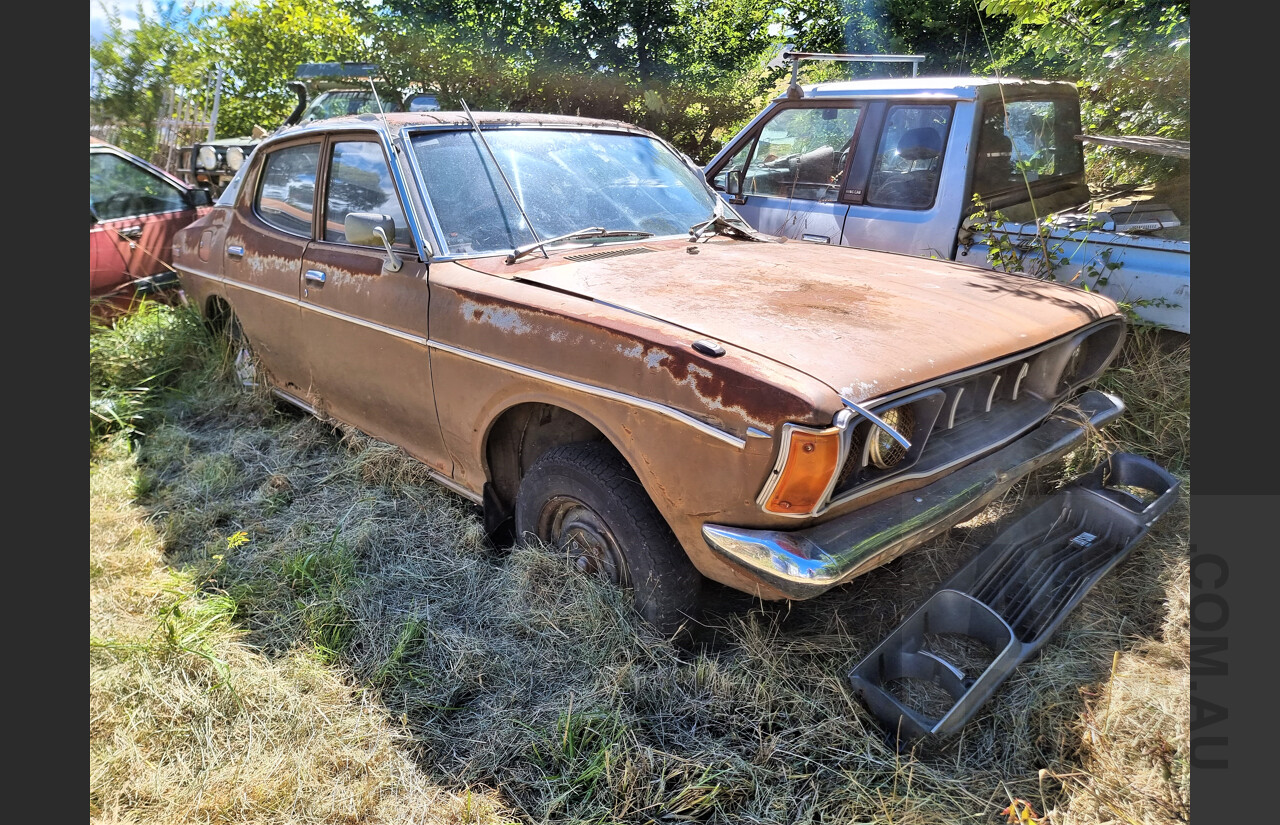 6/1974 Datsun 180b GL 4d Sedan Brown 1.8L - Project Car