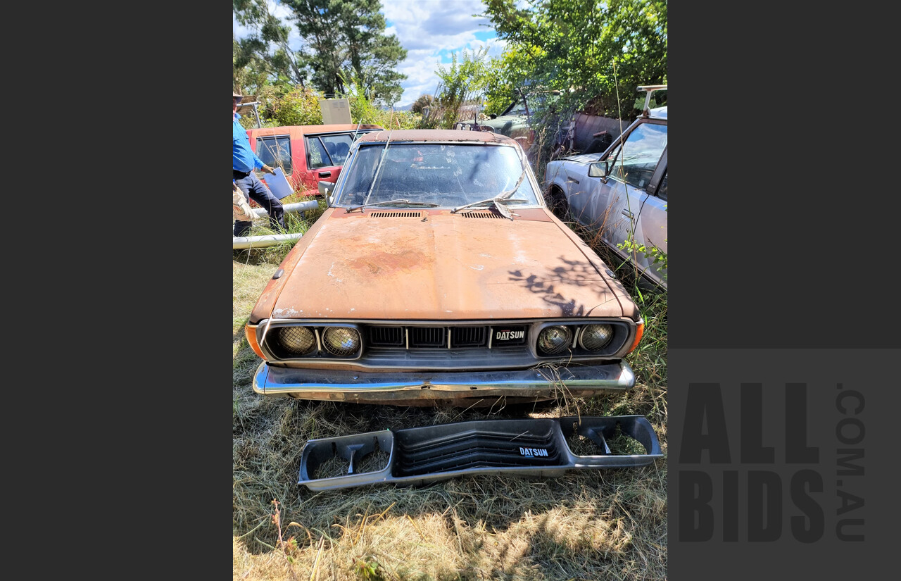 6/1974 Datsun 180b GL 4d Sedan Brown 1.8L - Project Car