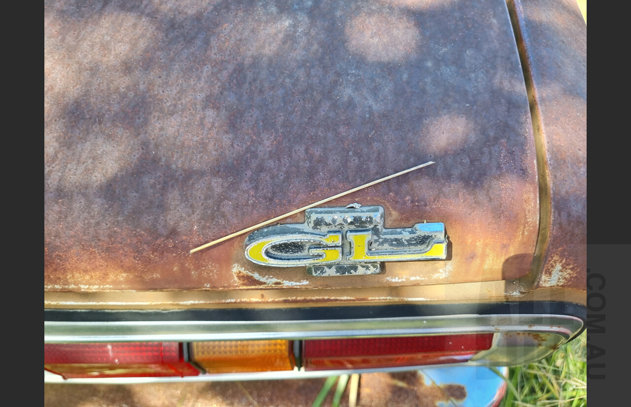 6/1974 Datsun 180b GL 4d Sedan Brown 1.8L - Project Car