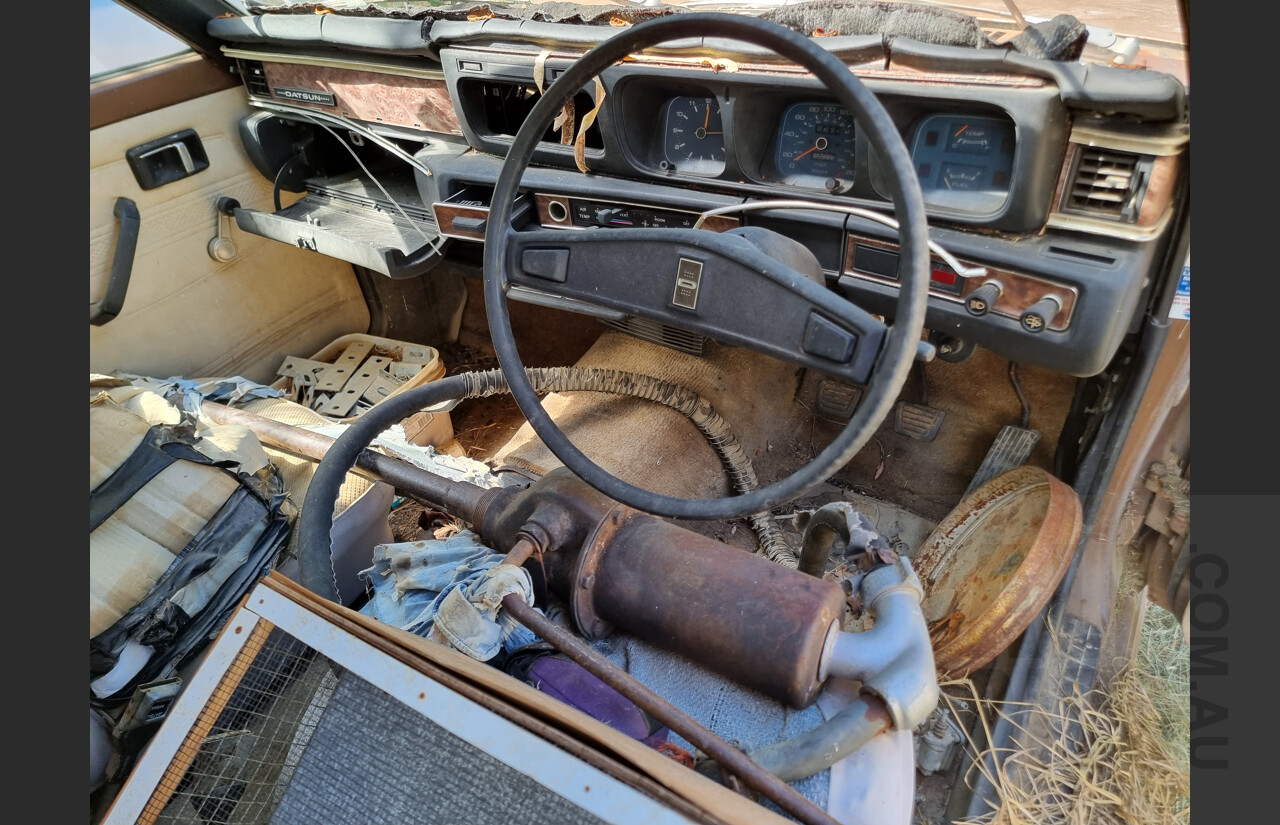 6/1974 Datsun 180b GL 4d Sedan Brown 1.8L - Project Car