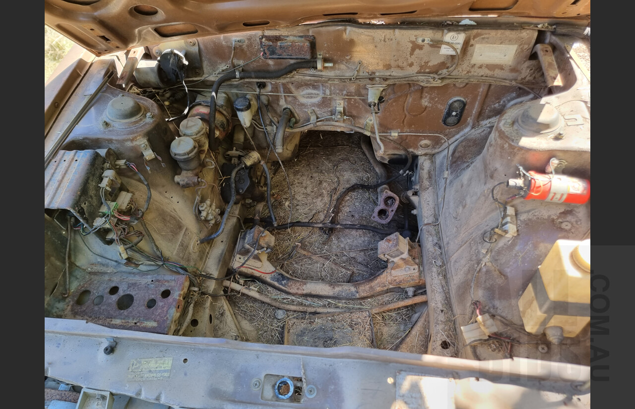 6/1974 Datsun 180b GL 4d Sedan Brown 1.8L - Project Car