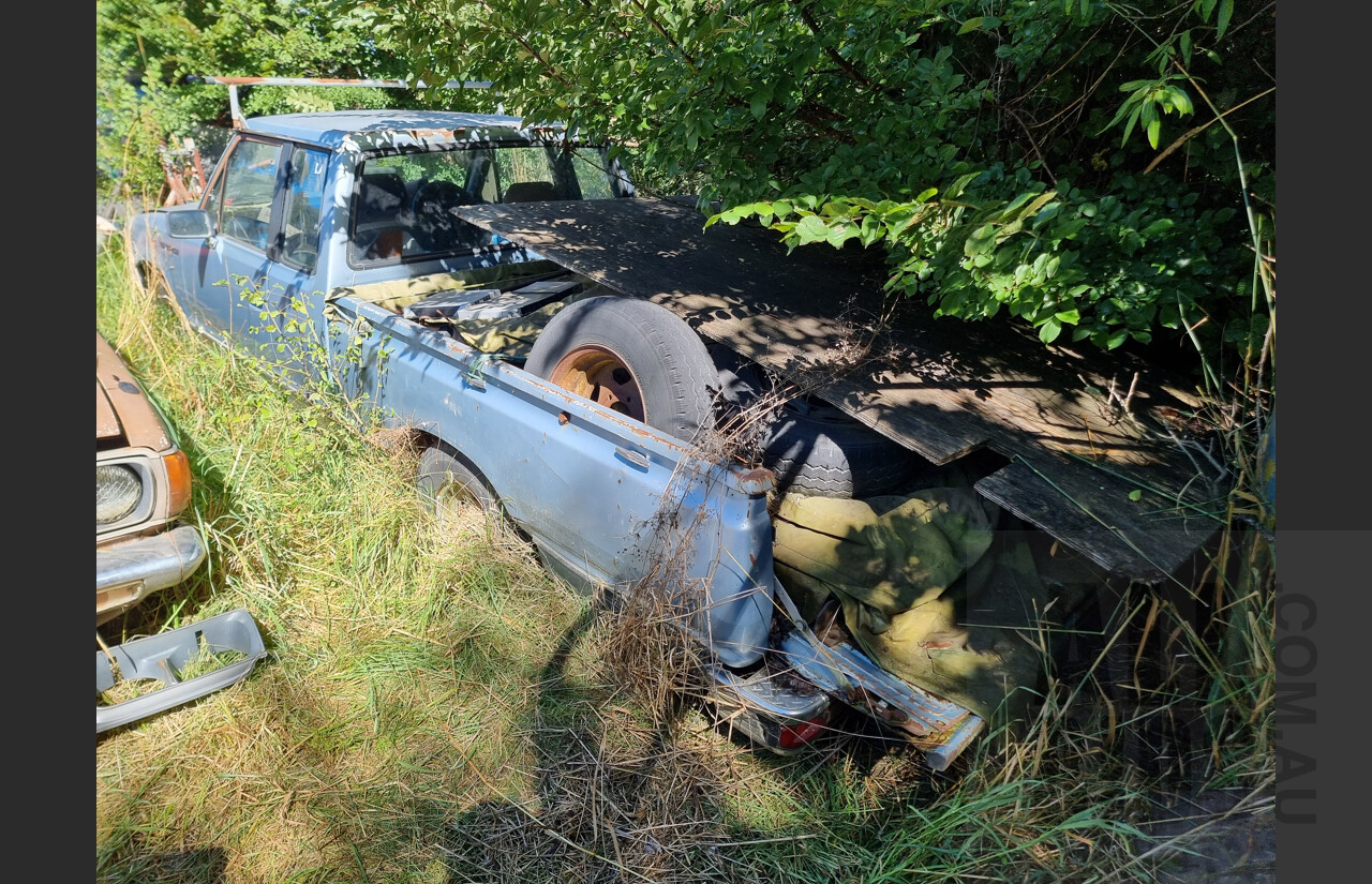 7/1982 Nissan Datsun 720 King Cab P/up Blue 1.8L