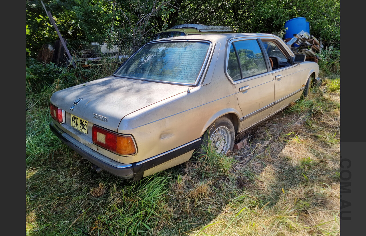 12/1985 BMW E23 735i Executive 4d Sedan Gold 3.4L - Project Car