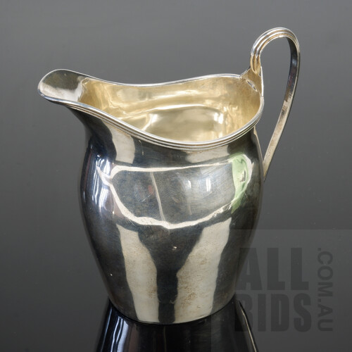 Sterling Silver Creamer Jug, Chester, 1924, 76g