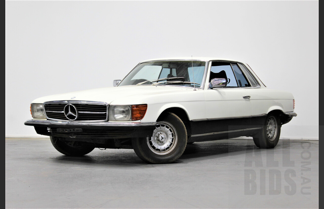 1/1977 Mercedes Benz 450 SLC W107 2d Coupe White 4.5L V8