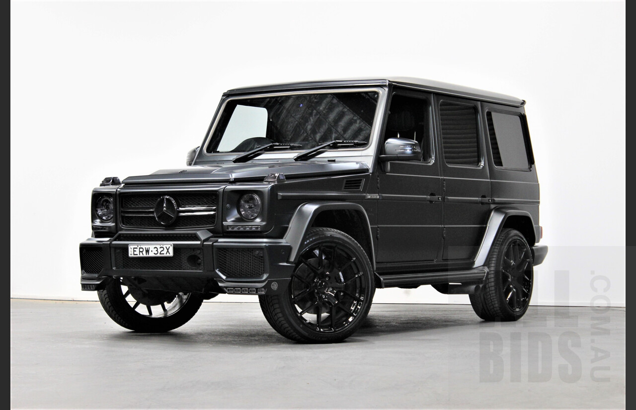 11/2013 Mercedes-Benz G63 AMG 463 MY14 4d Wagon Designo Magno Matte Black 5.5L Bi-Turbo V8