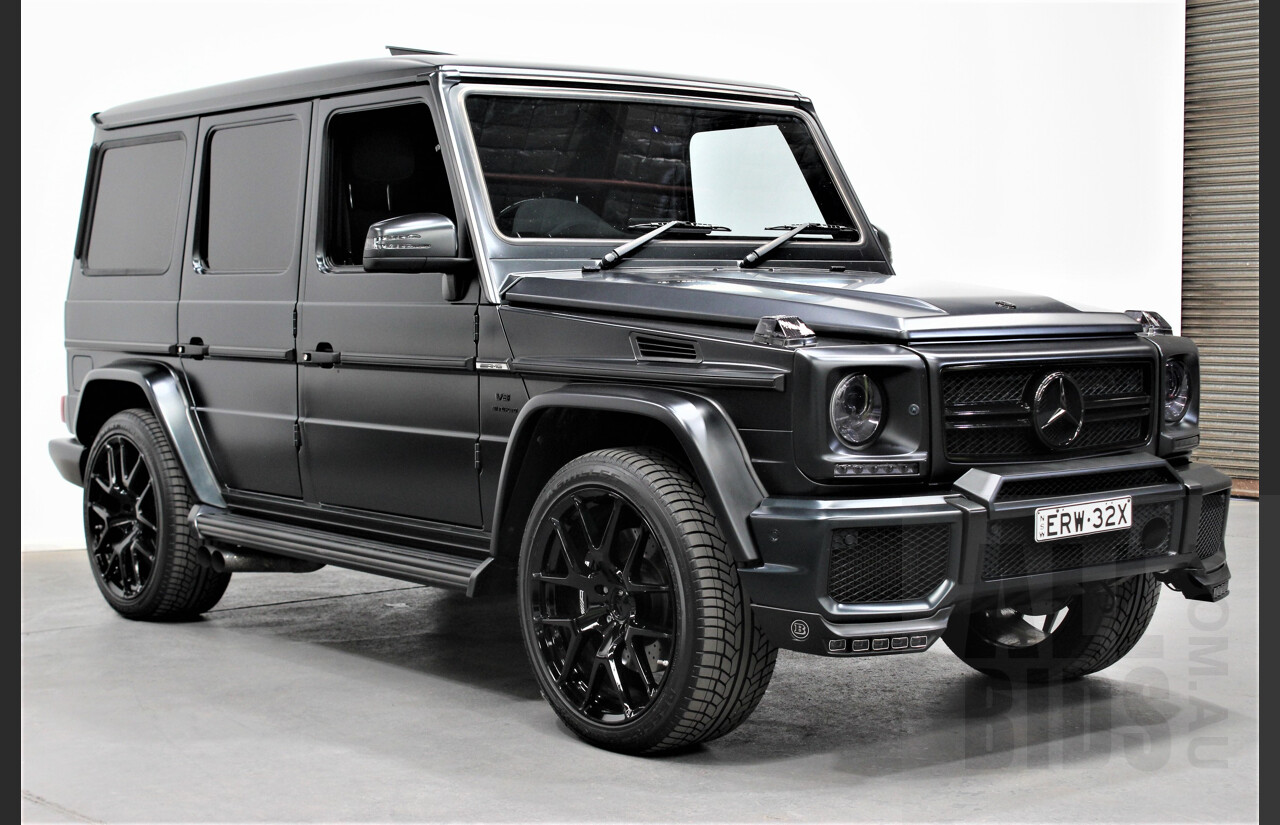 11/2013 Mercedes-Benz G63 AMG 463 MY14 4d Wagon Designo Magno Matte Black 5.5L Bi-Turbo V8