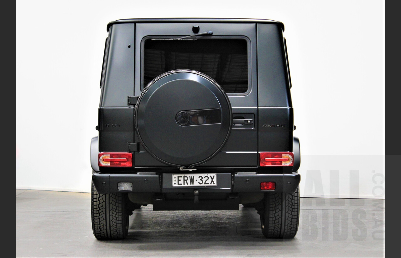 11/2013 Mercedes-Benz G63 AMG 463 MY14 4d Wagon Designo Magno Matte Black 5.5L Bi-Turbo V8