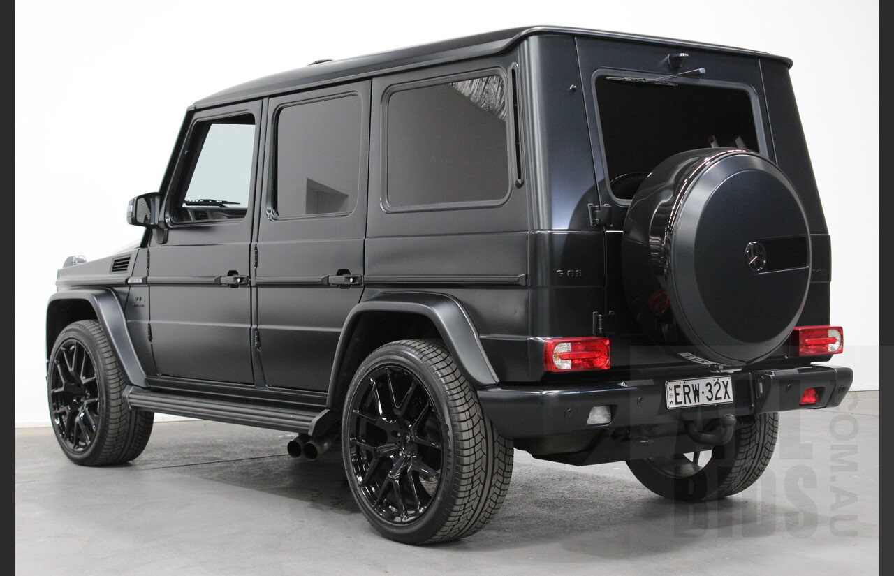 11/2013 Mercedes-Benz G63 AMG 463 MY14 4d Wagon Designo Magno Matte Black 5.5L Bi-Turbo V8