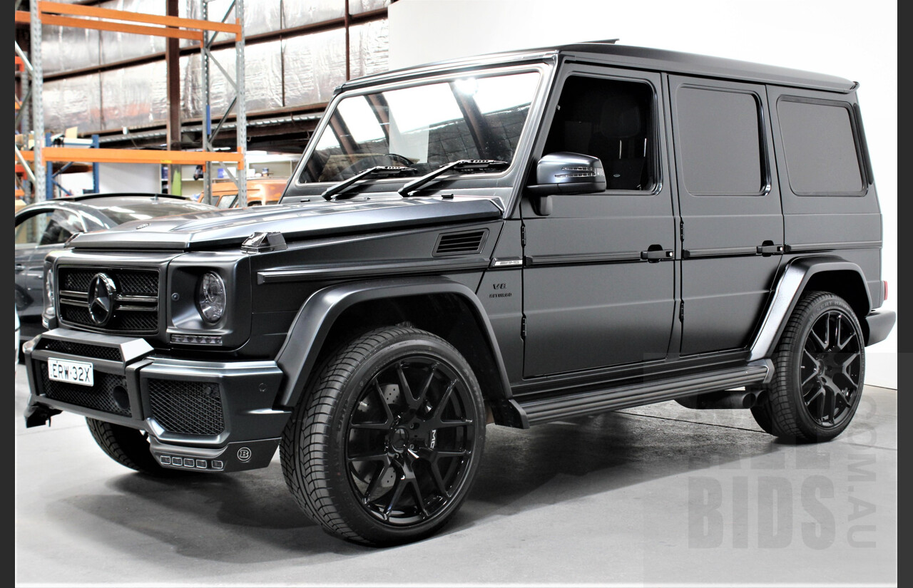 11/2013 Mercedes-Benz G63 AMG 463 MY14 4d Wagon Designo Magno Matte Black 5.5L Bi-Turbo V8