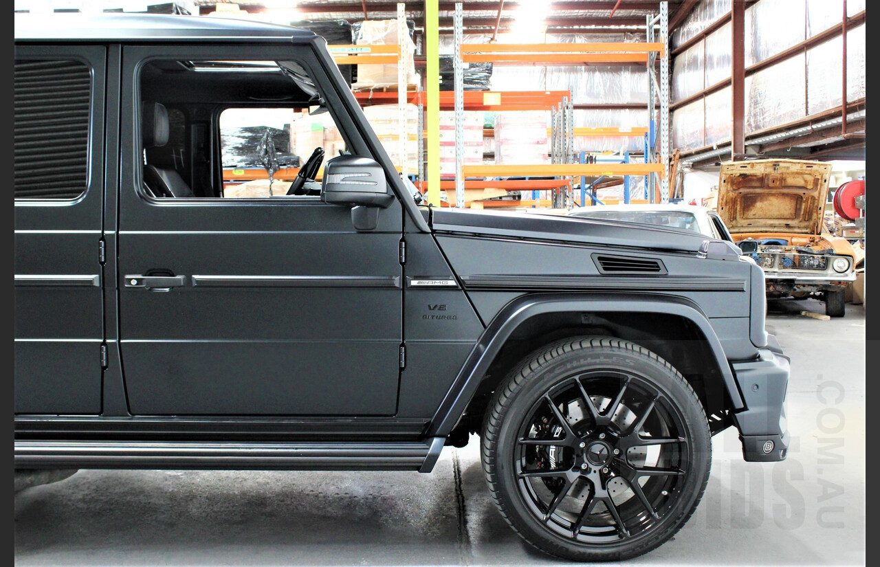 11/2013 Mercedes-Benz G63 AMG 463 MY14 4d Wagon Designo Magno Matte Black 5.5L Bi-Turbo V8