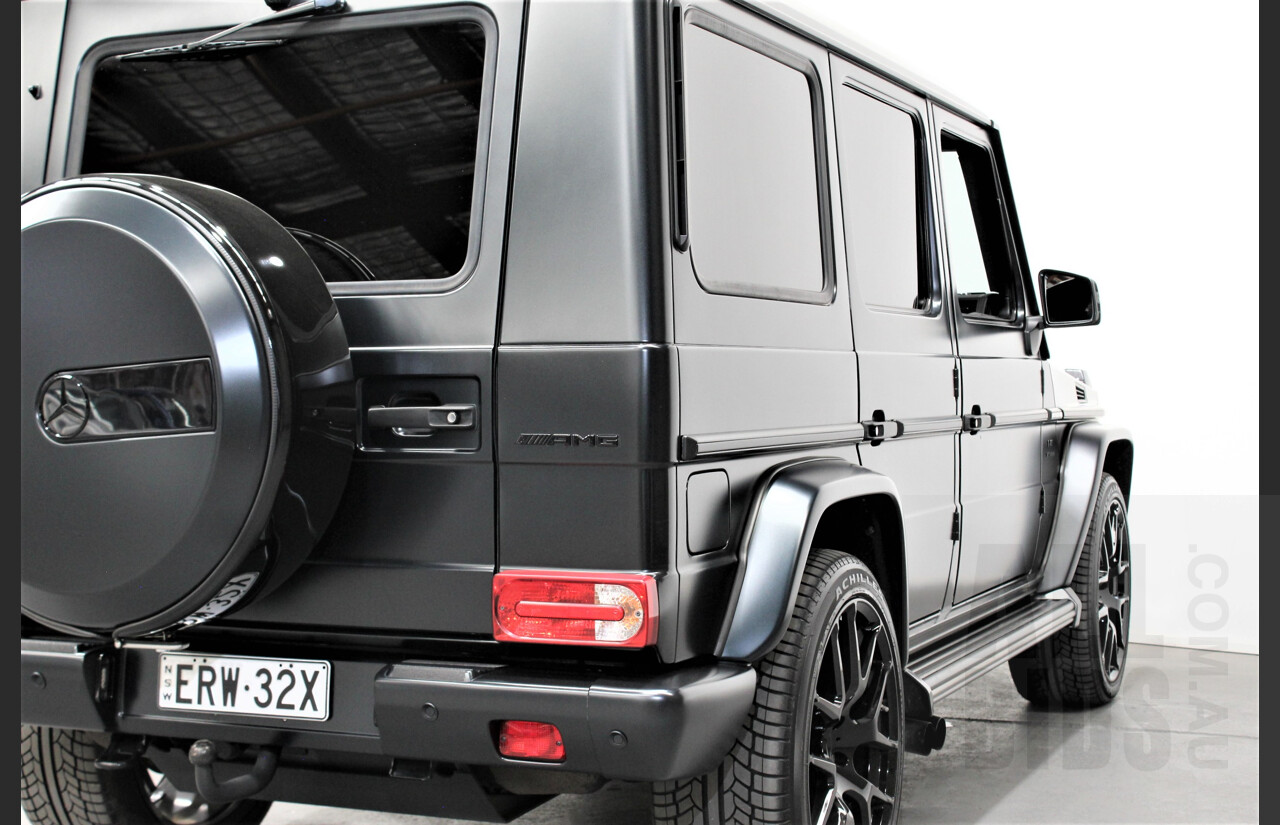 11/2013 Mercedes-Benz G63 AMG 463 MY14 4d Wagon Designo Magno Matte Black 5.5L Bi-Turbo V8