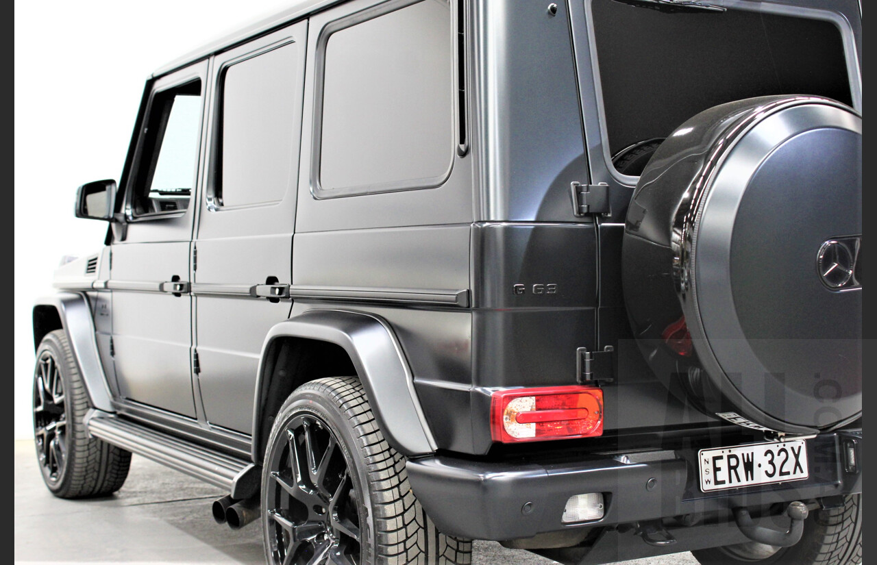 11/2013 Mercedes-Benz G63 AMG 463 MY14 4d Wagon Designo Magno Matte Black 5.5L Bi-Turbo V8