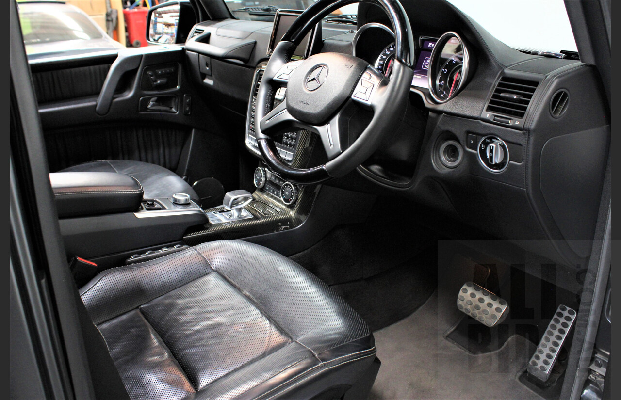 11/2013 Mercedes-Benz G63 AMG 463 MY14 4d Wagon Designo Magno Matte Black 5.5L Bi-Turbo V8
