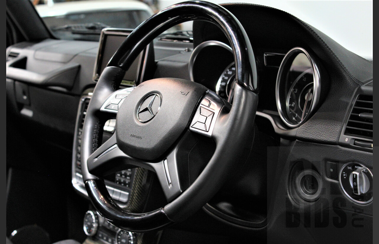 11/2013 Mercedes-Benz G63 AMG 463 MY14 4d Wagon Designo Magno Matte Black 5.5L Bi-Turbo V8