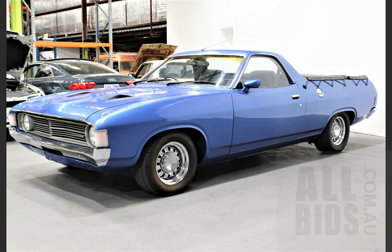 6/1972 Ford Falcon XA Utility Blue 5.8L 351ci V8